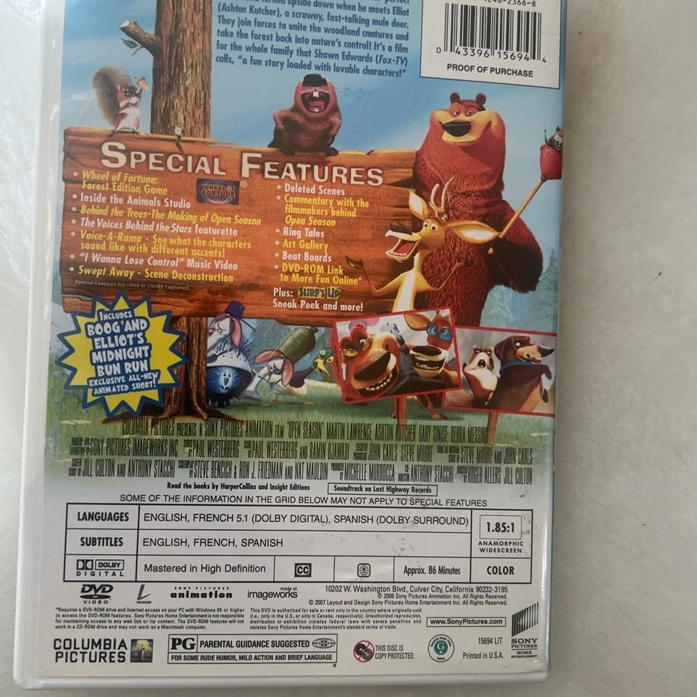 Animated Movie DVD Set
